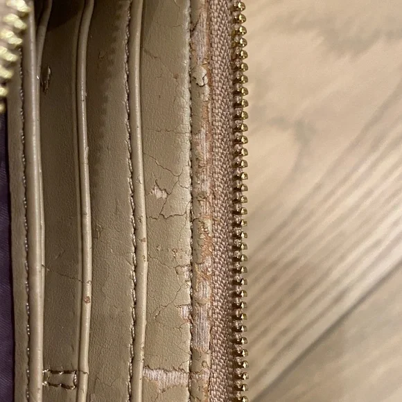 Coach Beige Wristlet Clutch - Picture 6 of 7